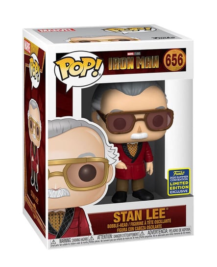 Funko POP! Marvel, figurka kolekcjonerska, Iron-Man, Stan Lee, 656 Funko POP!