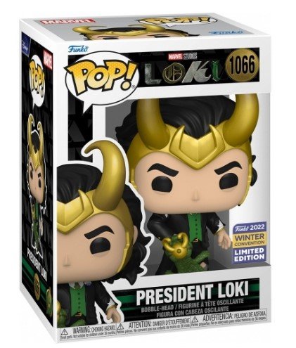 Funko POP! Marvel, figurka kolekcjonerska, Loki, President, Limitowana Edycja, 1066 Funko POP!