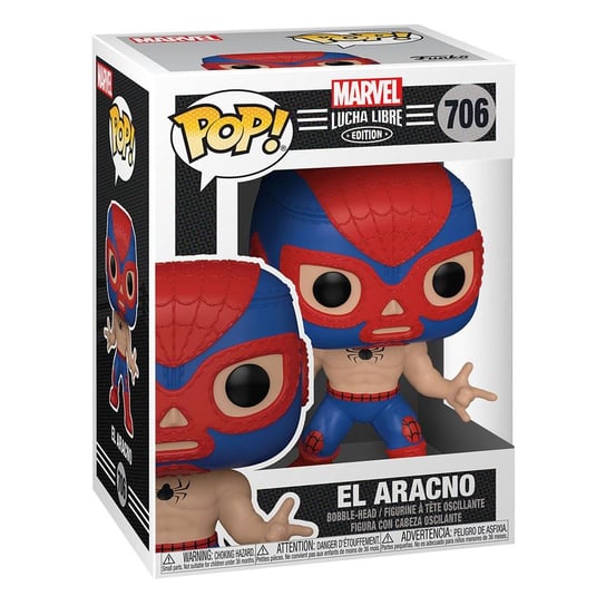 Funko POP! Marvel, figurka kolekcjonerska, Lucha Libre, El Aracno, 706 Funko POP!