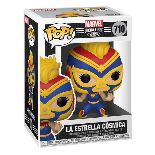 Funko POP! Marvel, figurka kolekcjonerska, Lucha Libre, La Estrella Cosmica, 710 Funko POP!
