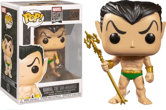 Funko POP! Marvel, figurka kolekcjonerska, Marvel 80th, Namor, The Sub-Mariner, 500 Funko POP!