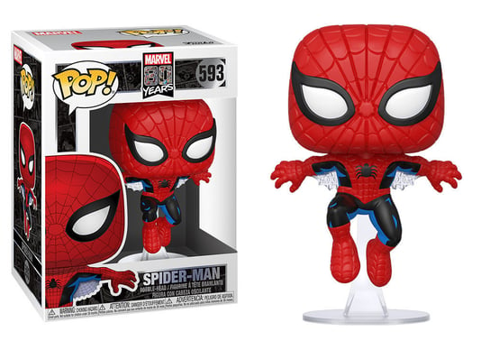 Funko POP! Marvel, figurka kolekcjonerska, Marvel 80th, Spider-Man, 593 Funko POP!