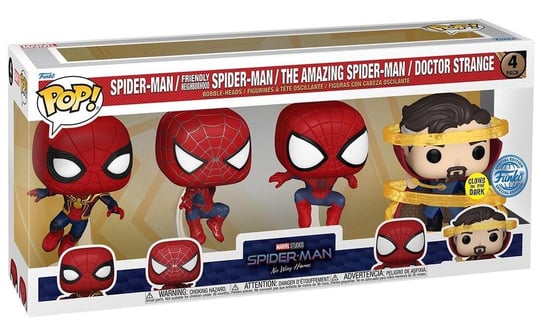 Funko POP! Marvel, figurka kolekcjonerska, Spider-Man No way Home, 4PK Funko POP!