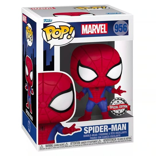 Funko POP! Marvel, figurka kolekcjonerska, Spider-Man, Specjalna Edycja, 956 Funko POP!
