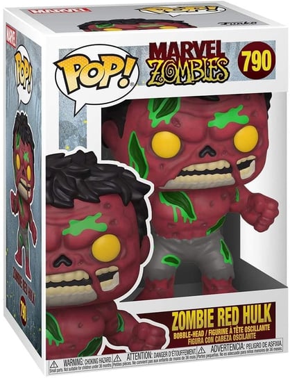 Funko POP! Marvel, figurka kolekcjonerska, Zombie Red Hulk, 790 Funko POP!