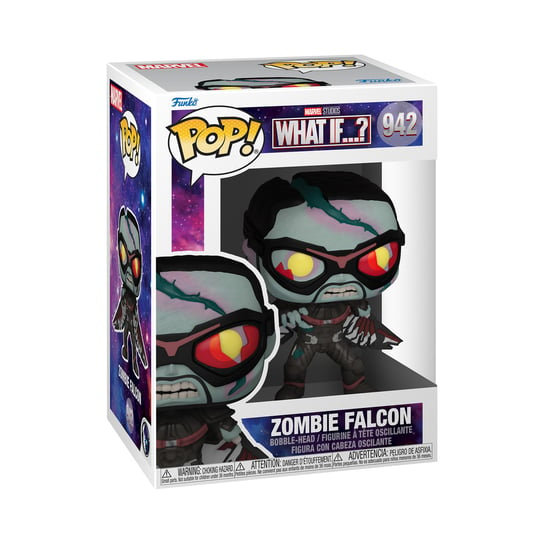 Funko POP! Marvel What If…?, figurka kolekcjonerska, Zombie Falcon, 942 Funko POP!