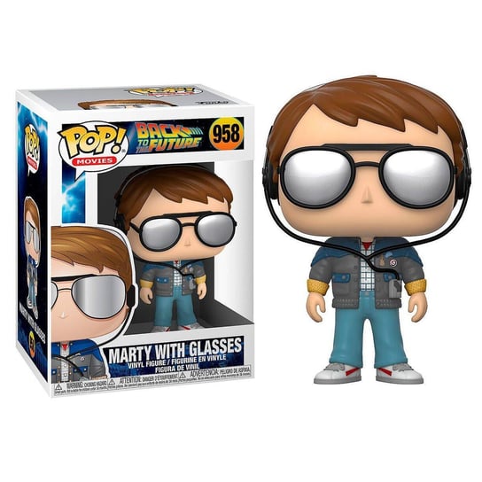 Funko POP! Movies, figurka kolekcjonerska, BTTF, Marty With Glasses, 958 Funko POP!