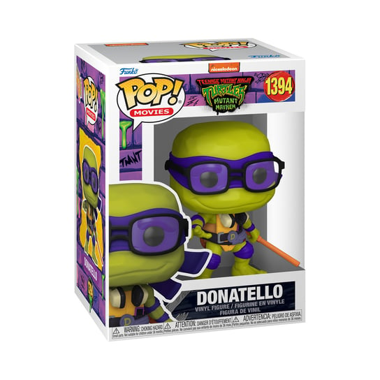 Funko POP! Movies, figurka kolekcjonerska, Teenage Mutant Ninja Turtles, Donatello, 1394 Funko POP!