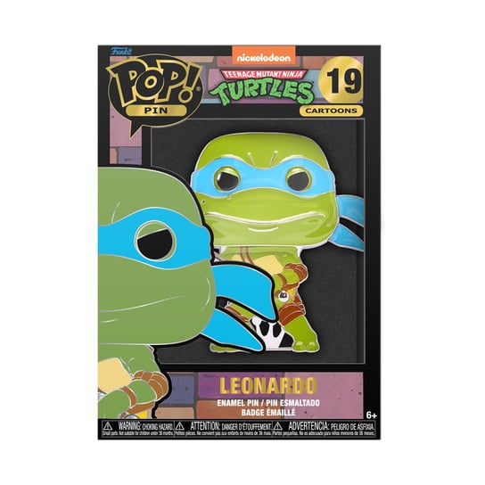 Funko POP! Pin, przypinka Teenage Mutant Ninja Turtles, Leonardo, 19 Funko POP!