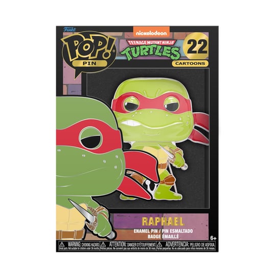 Funko POP! Pin, przypinka Teenage Mutant Ninja Turtles, Raphael, 22 Funko POP!