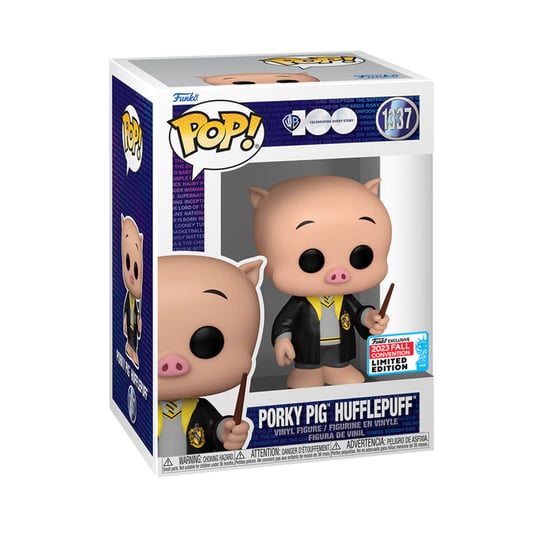 Funko POP! Porky Pig Hufflepuff 1337  - WB 100 Funko