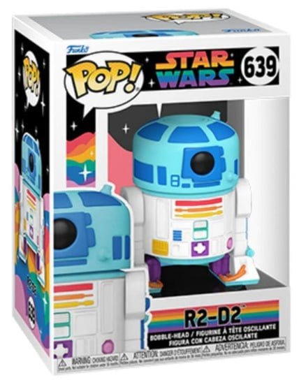 Funko POP! Pride, figurka kolekcjonerska, Star Wars, R2 -D2, 639 Funko POP!