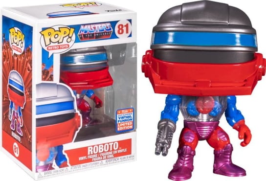Funko POP! Retro Toys, figurka kolekcjonerska, Masters of the Universe, Roboto, Edycja Limitowana, 81 Funko POP!