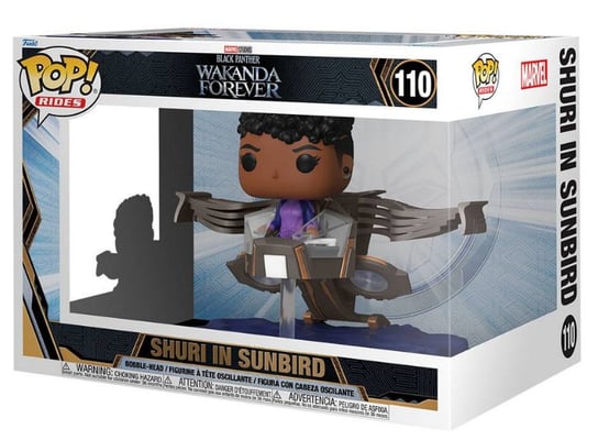 Funko POP! Rides, figurka kolekcjonerska, Black Panther, Shuri in Sunbird, 110 Funko POP!