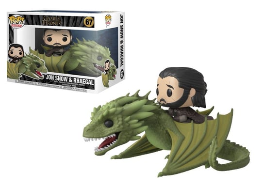 Funko POP! Rides, figurka kolekcjonerska, Gra o Tron, Jon Snow&Rhaegal, 67 Funko POP!