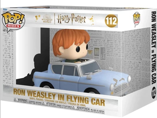Funko POP! Rides, figurka kolekcjonerska, Harry Potter, Ron Weasley In Flying Car, 112 Funko POP!