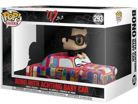 Funko POP! Rides, figurka kolekcjonerska, U2, Bono with Achtung Baby Car, 293 Funko POP!