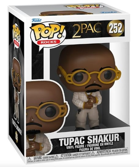 Funko POP! Rocks, figurka kolekcjonerska, 2 pac, Tupac Shakur, 252 Funko POP!