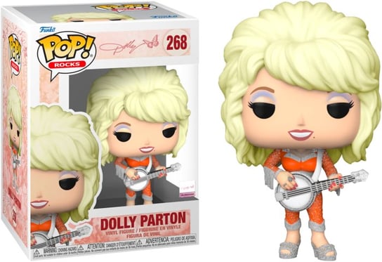 Funko POP! Rocks, figurka kolekcjonerska, Dolly Parton, 268 Funko POP!