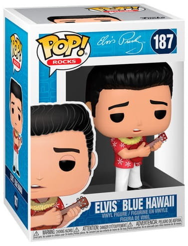 Funko POP! Rocks, figurka kolekcjonerska, Elvis, Blue Hawaii, 187 Funko POP!