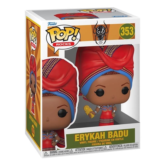 Funko POP! Rocks, figurka kolekcjonerska, Erykah Badu, 353 Funko POP!