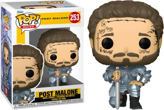 Funko POP! Rocks, figurka kolekcjonerska, Post Malone, 253 Funko POP!