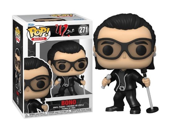 Funko POP! Rocks, figurka kolekcjonerska, U2, Bono, 271 Funko POP!