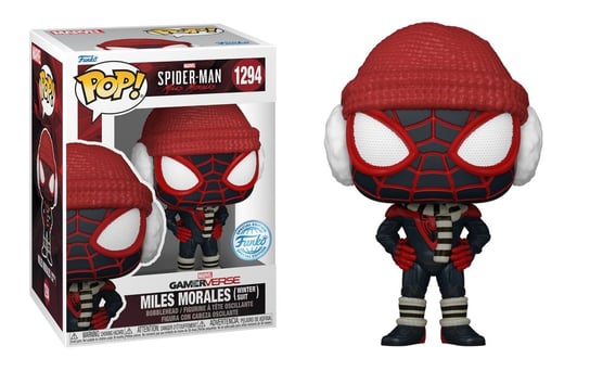 funko pop! spider man miles morales winter suit exclusive (1294) Funko