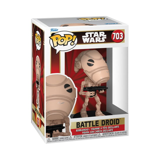 Funko POP! Star Wars, figurka kolekcjonerska, Battle Droid, 703 Funko POP!