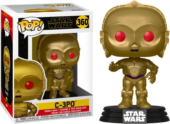 Funko POP! Star Wars, figurka kolekcjonerska, C-3PO, 360 Funko POP!