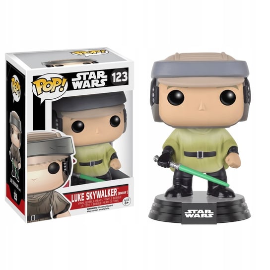 Funko POP! Star Wars, figurka kolekcjonerska, Luke Skywalker, 123 Funko POP!