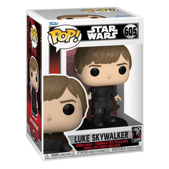 Funko POP! Star Wars, figurka kolekcjonerska, Luke Skywalker, 605 Funko POP!