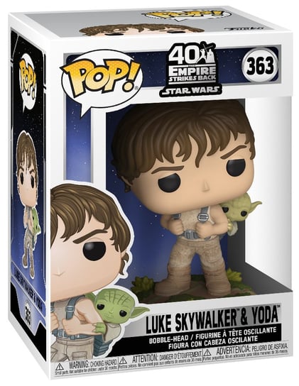 Funko POP! Star Wars, figurka kolekcjonerska, Luke Skywalker&Yoda, 363 Funko POP!