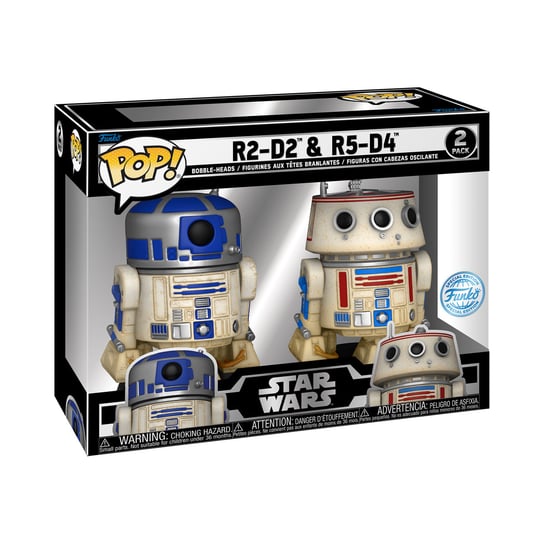 Funko POP! Star Wars, figurka kolekcjonerska, R2-D2&R5-D4, 2 pack Funko POP!