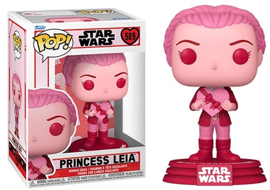 Funko POP! Star Wars, figurka kolekcjonerska, Valentines Leia, 589 Funko POP!