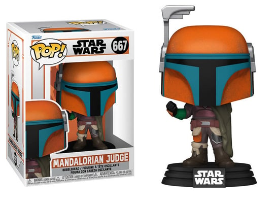 Funko POP! Star Wars. The Mandalorian, figurka kolekcjonerska, Mandalorian Judge, 667 Funko POP!