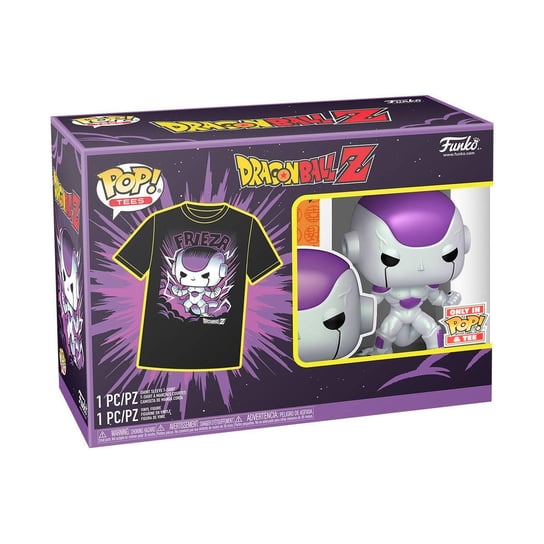 Funko Pop! & Tee Dragon Ball Z: Frieza, Maglietta Taglia L E Figura In Vinile Da Collezione