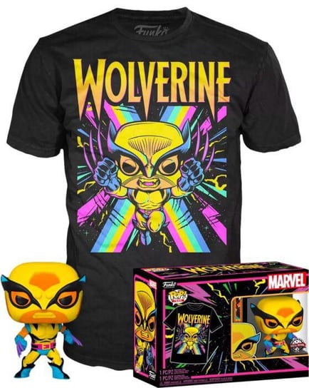 Funko POP! & Tee, zesatw, Marvel, X-men, Wolverine, XL Funko POP!