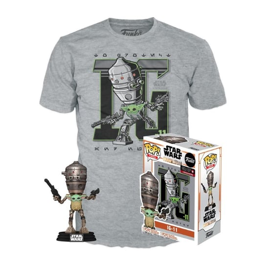 Funko POP! & Tee, zestaw figurka i koszulka, Star Wars Mandalorian, M Funko POP!