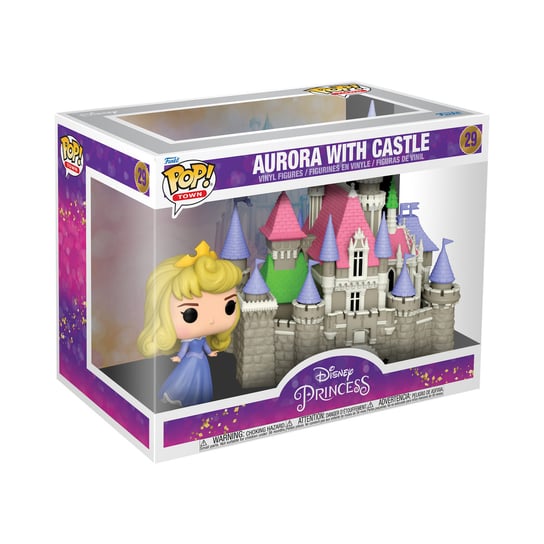 Funko POP! Town, figurka kolekcjonerska,  Disney Princess Aurora With Castle, 29 Funko POP!