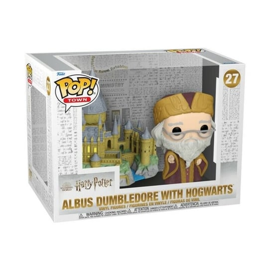 Funko POP! Town, figurka kolekcjonerska, Harry Potter, Dumbledore with Hogwarts, 27 Funko POP!