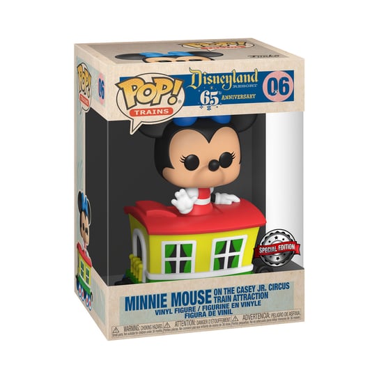 Funko POP! Trains, figurka kolekcjonerska, Disneyland, Minnie Mouse, Specjalna Edycja, 06 Funko POP!