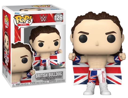 Funko POP! WWE, figurka kolekcjonerska, British Bulldog, 126 Funko