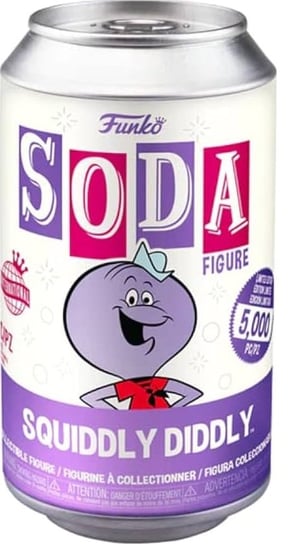 FUNKO VINYL SODA: Hanna-Barbera Squiddly Diddly, Formato Lattina, Stile Variabile
