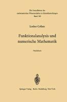 Funktionalanalysis und numerische Mathematik Collatz Lothar