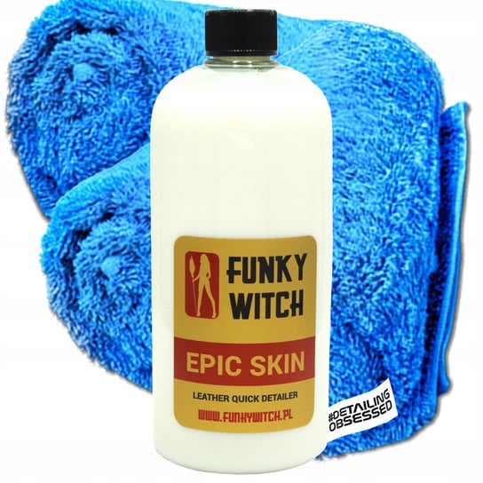 FUNKY WITCH EPIC SKIN LEATHER QUICK DETAILER 1L czyści i zabezpiecza Cleantle