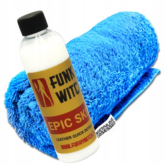 FUNKY WITCH EPIC SKIN LEATHER QUICK DETAILER 215ml czyści i zabezpiecza Cleantle