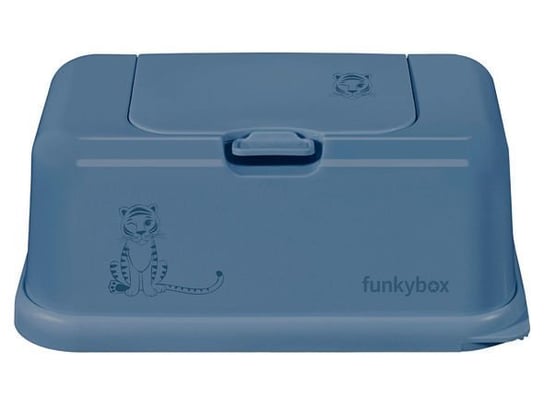 Funkybox - Pojemnik Na Chusteczki, Jeans Blue Tiger Fb43 Funkybox