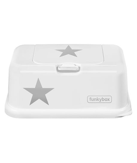 Funkybox, Pojemnik na chusteczki, Star, White/Silver Funybox