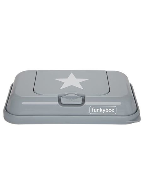 Funkybox, Pojemnik na chusteczki, To Go, Star, Grey/White Funybox